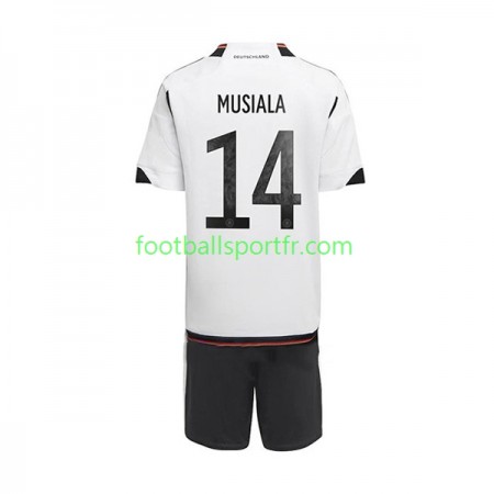 Tenue Allemagne Musiala 14 Enfant Domicile World Cup 2022 Maillot de Foot